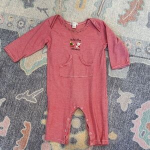 Kissy Kissy Baby’s First Christmas Infant Longall